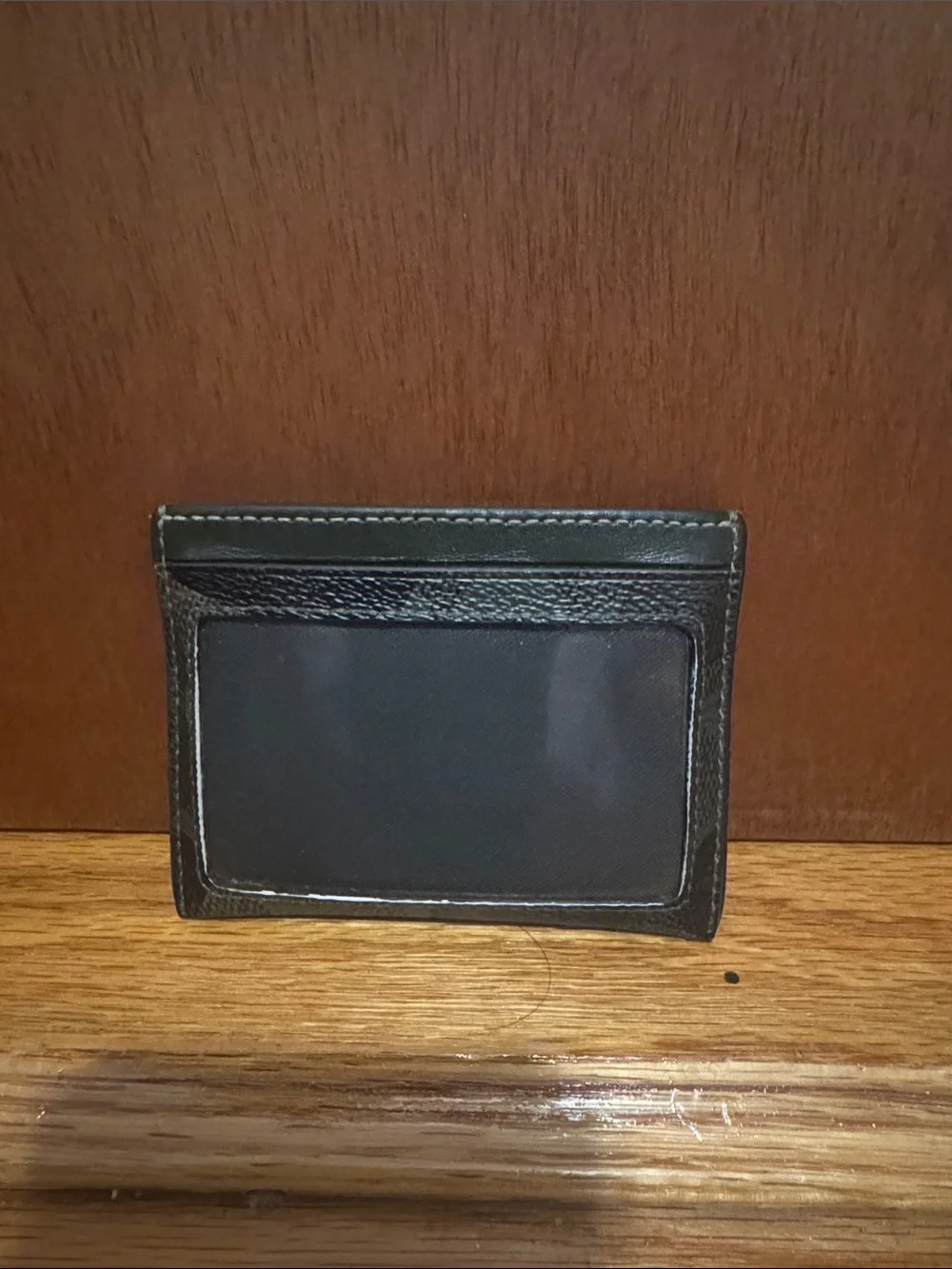 Coach Camo Leather Card Holder